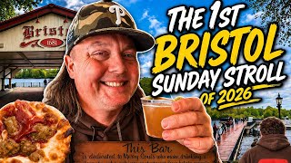 The 1st Bristol Sunday Stroll Was WILD… Pizza Cones?! 🍕🍺