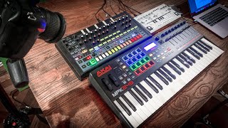 Behringer RD 8 & TD 3 live jamming & tweaking in 4K