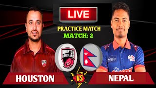 NEPAL VS HOUSTON HURRICANES T20 LIVE SCORES & COMMENTARY | NEPAL VS HOUSTON HURRICANES 2ND MATCH