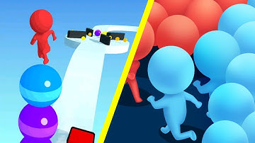 🟢 🟡 Stack Rider Vs Count master - All Levels Gameplay Android iOS - 5S7M Walkthrough game