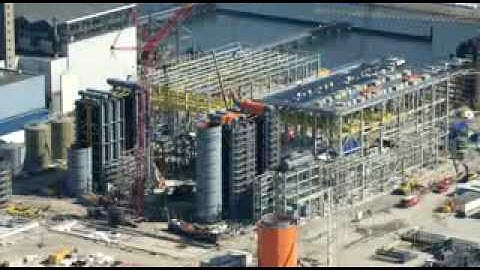 Bouw Maxima-centrale 2009