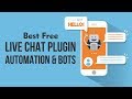 Best Free live Chat & Support Plugin with Automation & Bots - Tidio live chat WordPress