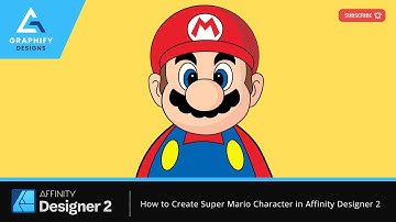 🎨✏️  How to Create Super Mario Character in Affinity Designer 2 ✏️🎨 #supermario #nintendo
