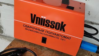 ОБЗОР СВАРОЧНОГО ИНВЕРТОРНОГО ПОЛУАВТОМАТА VNIISSOK MIG-255 2023г