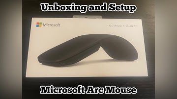 Microsoft Arc Mouse Black unboxing and Setup