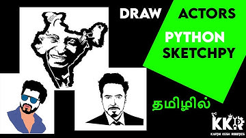 Great Python Package SKETCHPY | #KKR | #PythoninTamil | #KarthikeshRobotics | #python | #sketchpy