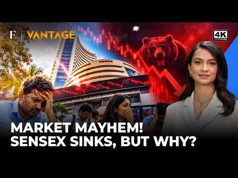 Red-Hot Sell-Off! What’s Driving The Sensex, Nifty CRASH, Explained | Vantage On Firstpost | 4K