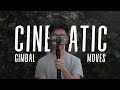 Four cinematic gimbal moves