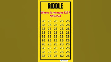 Can You Find The Number 82?? 🤔 Comment your answers #viralvideo #viralshorts #shorts #puzzle #maths