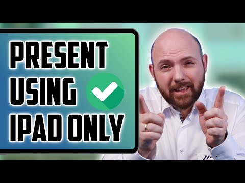 How To Present Notes And Slides Using iPad (Pro) Only