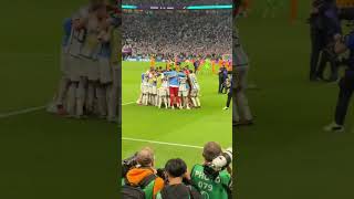 Argentina Team Celebration after Match