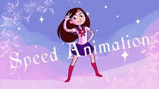 Magical Girl Transformation Speed Animation!