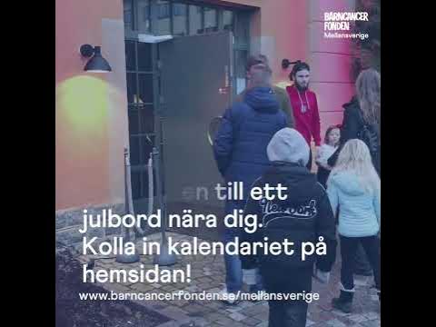 Julbord med Barncancerfonden Mellansverige 2022 - 2 - YouTube