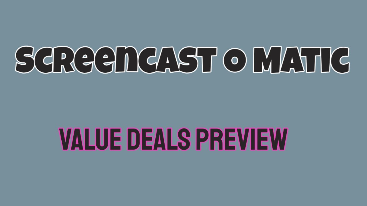 Screencast O Matic