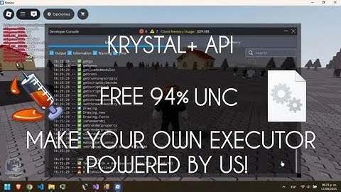How to make your own Roblox Executor with Krystal+ API (2025)