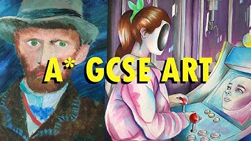 MY IGCSE ART COURSEWORK | A* / FULL MARKS (CAE IGCSE Art & Design)