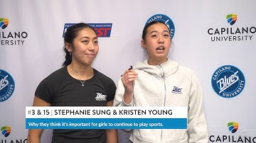 Post-Game Interview - Stephanie Sung and Kristen Young (Jan 24, 2025) #BleedBlue