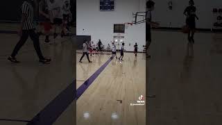 Jack is playing basketball.