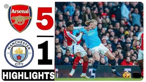 Arsenal vs Manchester City (5-1) Extended HIGHLIGHTS || Premier league 24/25!