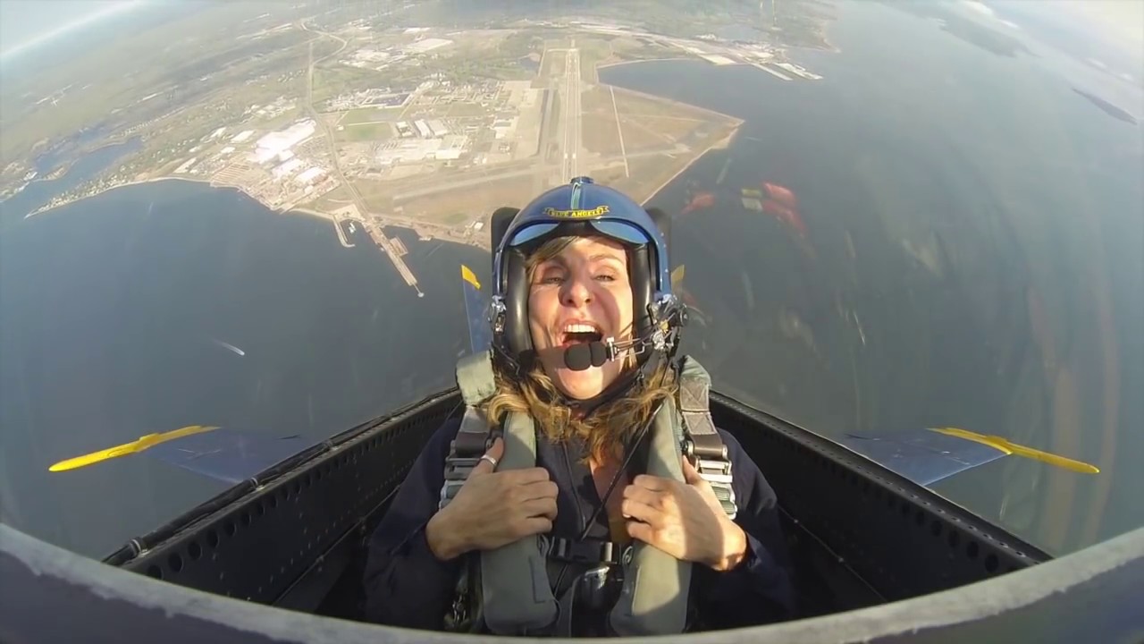 Judy Mclane Blue Angels Vip Ride Youtube