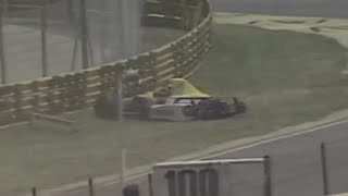 Thierry Boutsen Crash Kyalami 1990 Williams FW 13 RARE FOOTAGE