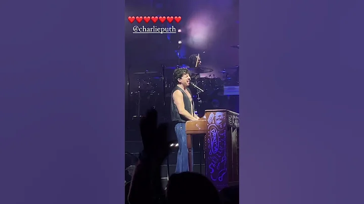 Charlie Puth performing “One Call Away” at Charlie The Live Experience in San Diego | July 9, 2023
