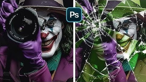 How To Create Compositing Glass Shatter Effect In Photoshop | Learn with Shajrun