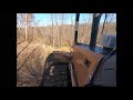 Cutting a road with the Case 850K DOZER