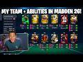 How I Built My Madden 26 Ultimate Team + Abilities I'm Using! (Rookie Premiere Part 2 Update!)