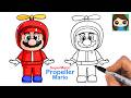 How to Draw Propeller Mario | Super Mario | Game Character Art