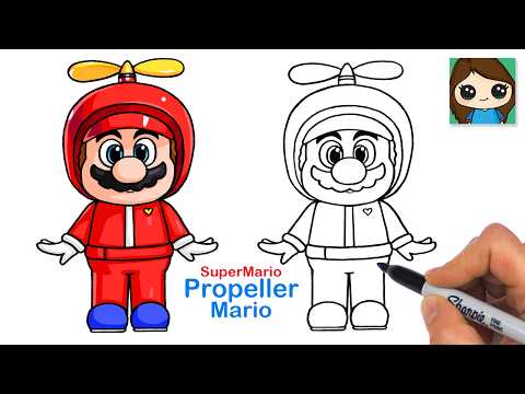 How to Draw Propeller Mario | Super Mario | Game Character Art
