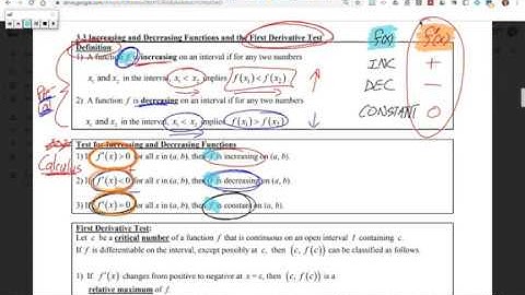 AP Calculus | Unit 5 - Analytical Applications of Differentiation (Day 2)