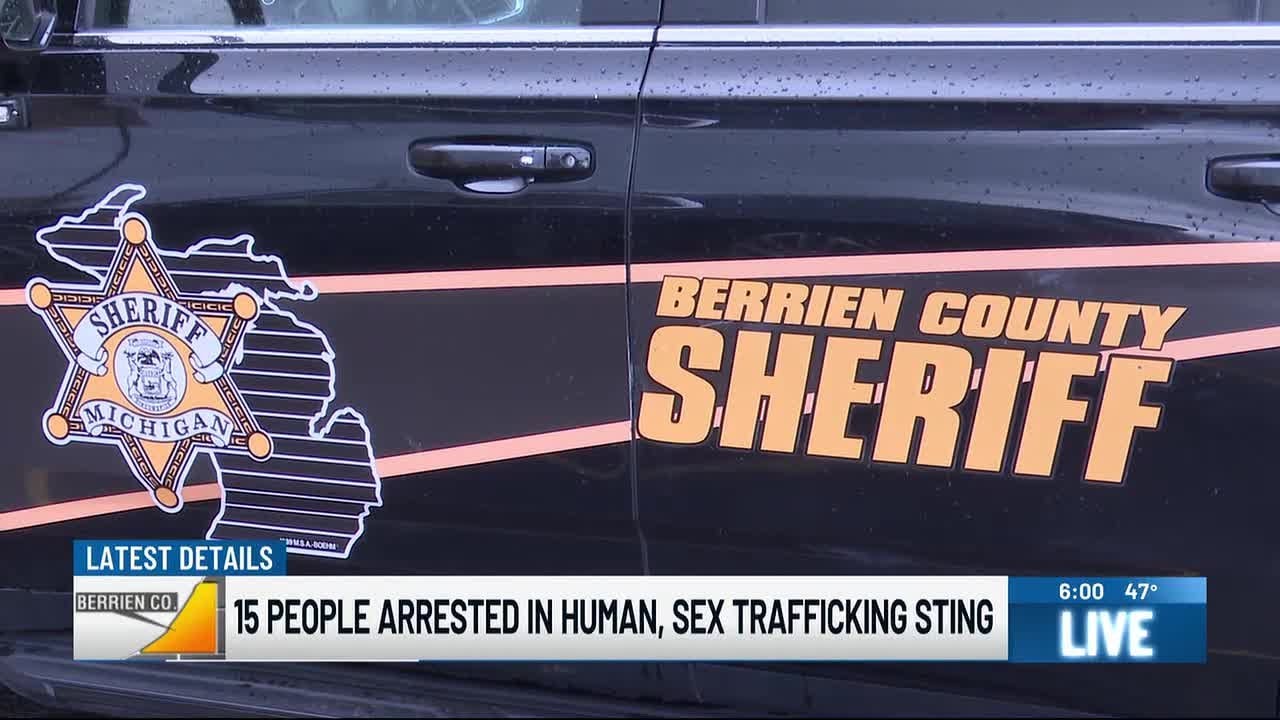 15 people arrested in human, sex trafficking sting in Berrien County