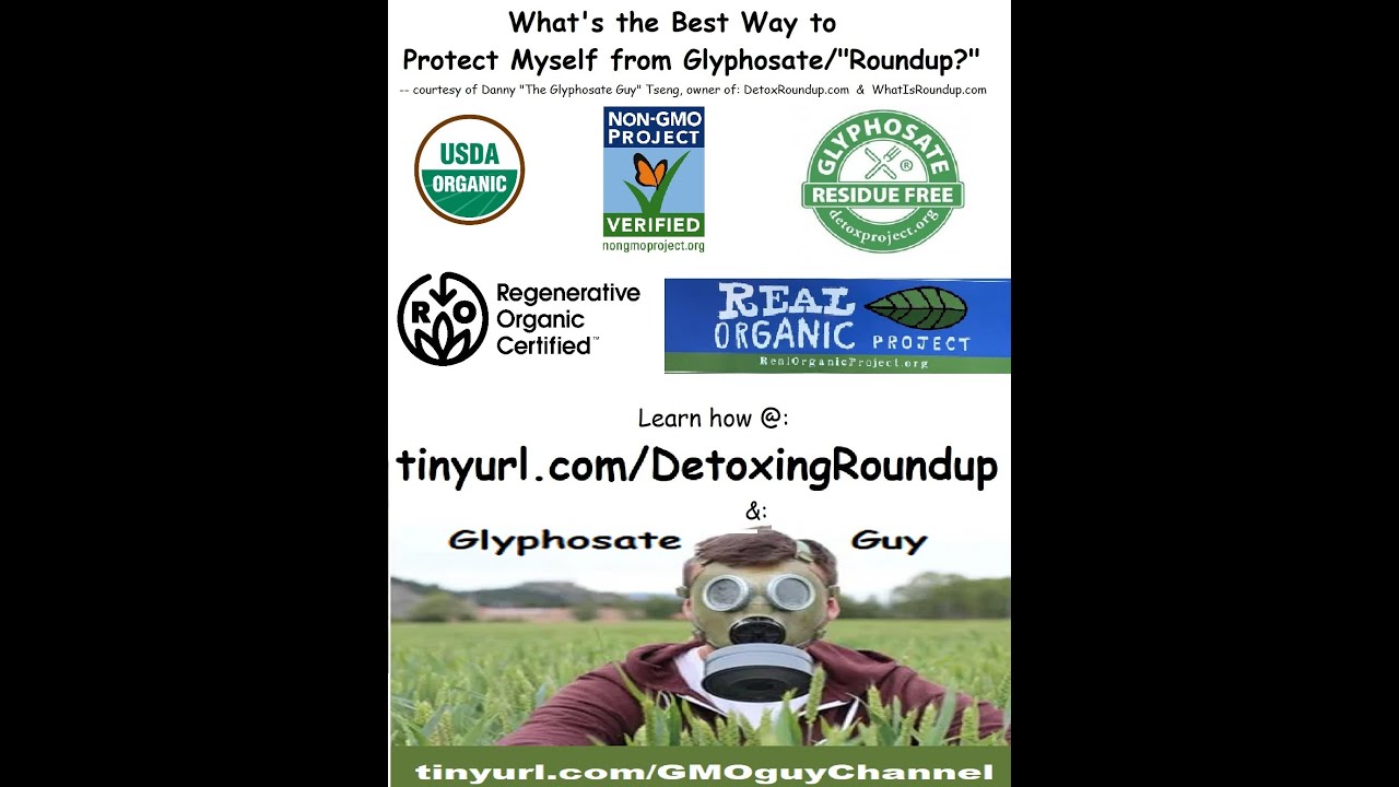 USDA Organic Vs Non GMO Project Verified Vs Glyphosate Residue Free USDA Organic Vs Non GMO Project Verified Vs Glyphosate Residue Free