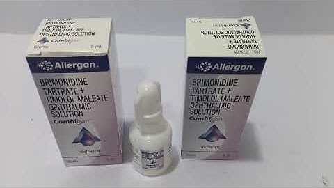 Combigan eye drop