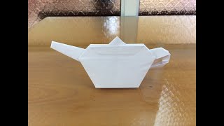 Origami Teapot Easy - How To Make A Paper Teapot Easy