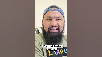 USA Visa Interview Best Tips Ever Usa B1 B2visa Pakistan Oman 