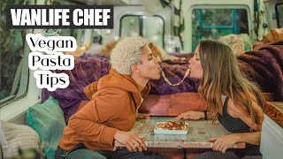 VANLIFE COUPLE SHARES THEIR SECRET TO SEXY PASTA | Nat and Abi
