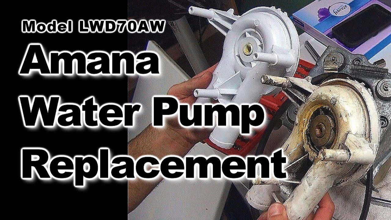 Amana Washer Leak Repair: Model LWD70AW - YouTube