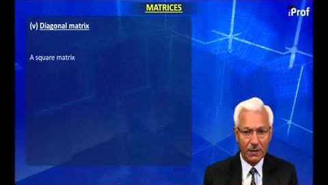 Concepts and types of matrices Part 3 | IITJEE Maths