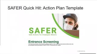 Safe Actions for Employee Returns: Entrance Screening