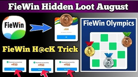 fiewin Olympics offer, fiewin Fiewin minesweeper Game Unlimited trick || Fiewin new update