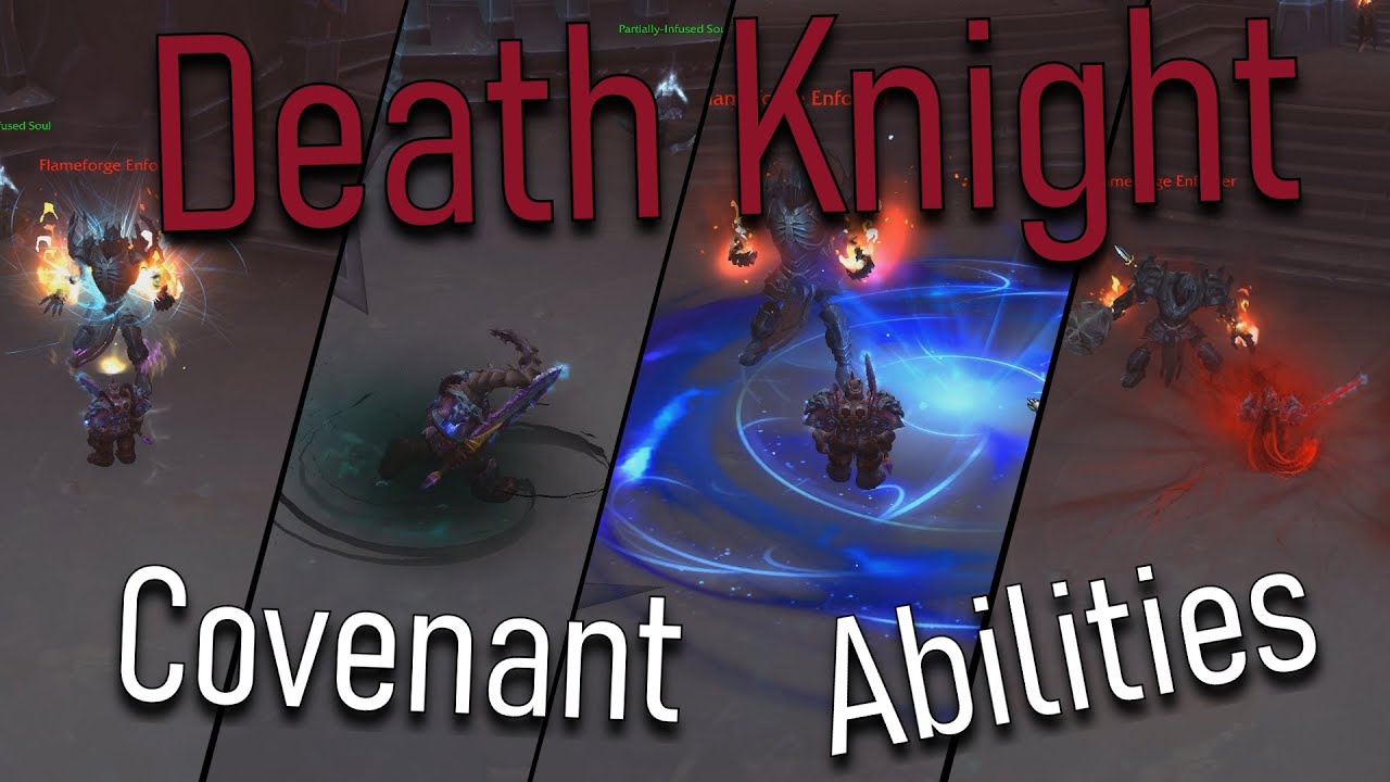 ALL DEATH KNIGHT COVENANT ABILITIES - World of Warcraft Shadowlands Alpha