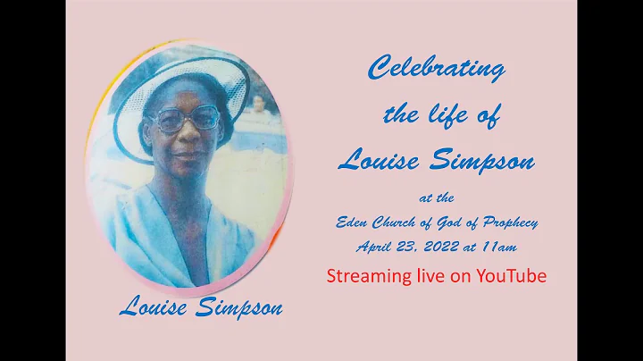 Celebrating the life of Louise Simpson