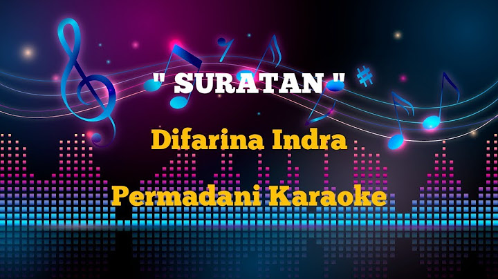 SURATAN - Difarina Indra OM ADELLA - Karaoke Version