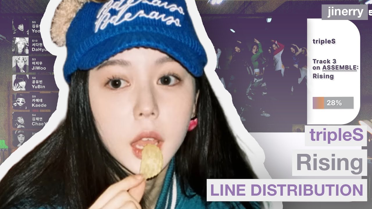tripleS - Rising ⇢ Line Distribution & Color Coded Lyrics - YouTube Music