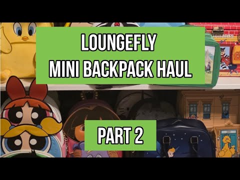 Loungefly Mini Backpack Haul Part 2 | Nat with the Packs