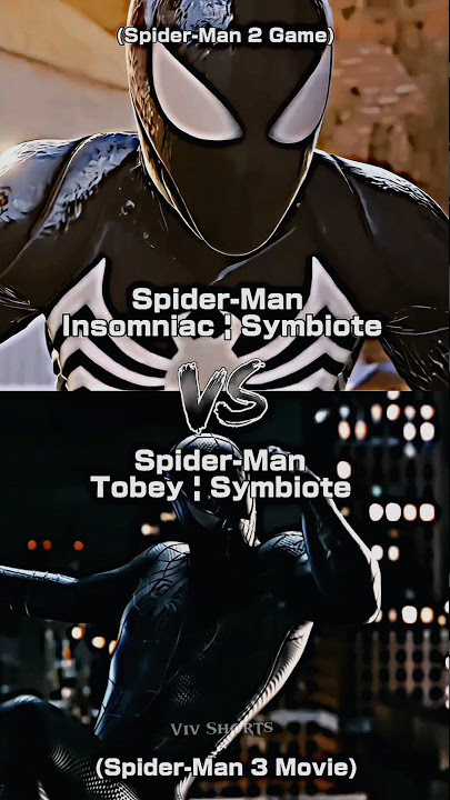 Insomniac Spider-Man vs Tobey Maguire Spider-Man | Symbiote #shorts