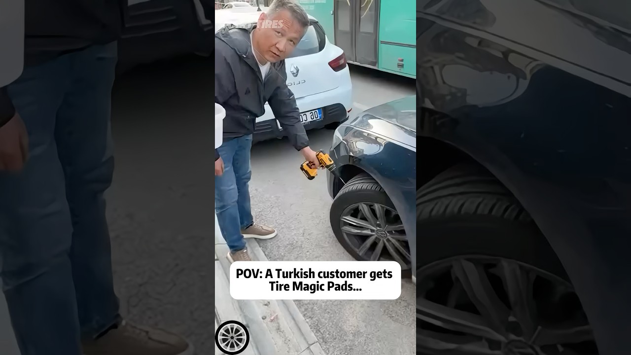 A Turkish customer getsTire Magic Pads...Tire Magic，new product，new blue ocean 