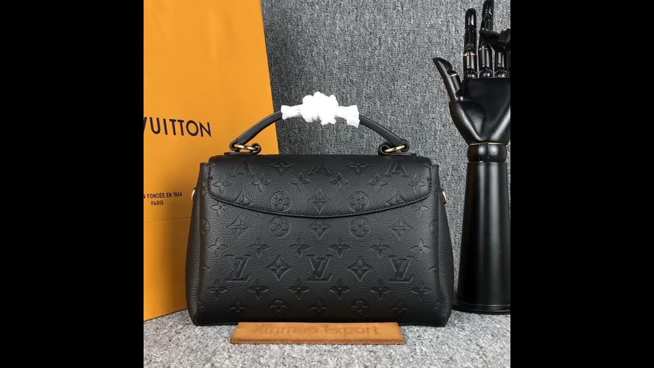 Louis Vuitton Monogram Empreinte Leather Georges MM Noir M53944